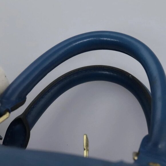 LOUIS VUITTON Epi Keepall 55 Boston Bag Toledo Blue M42955 LV Auth BD1153 - Picture 9 of 16